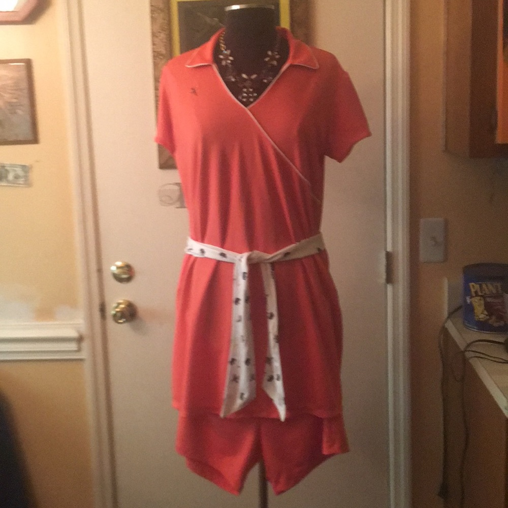 Lady Hagan size large two-piece with belt - Picture 1 of 5